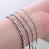 925 Sterling Silver Snake Chain Necklace 1MM/2MM/3MM for Men Women Pendant