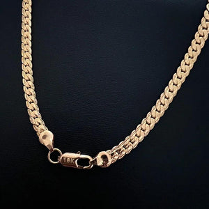 925 Silver 18K Gold/Silver 20 Inch Side Chain Necklace Wedding Jewelry