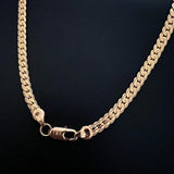 925 Silver 18K Gold/Silver 20 Inch Side Chain Necklace Wedding Jewelry