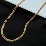 925 Silver 18K Gold/Silver 20 Inch Side Chain Necklace Wedding Jewelry