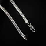 925 Silver 18K Gold/Silver 20 Inch Side Chain Necklace Wedding Jewelry