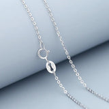 S925 Sterling Silver Clavicle Chain Flash Europe Necklace Chain