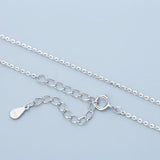 S925 Sterling Silver Clavicle Chain Flash Europe Necklace Chain