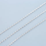S925 Sterling Silver Clavicle Chain Flash Europe Necklace Chain