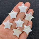Natural Freshwater Shell Star Pendant for Glamour Party Necklace