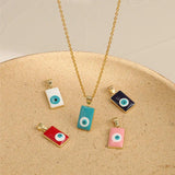10Pcs Evil Eyes Pendants Lucky Eyes Charms DIY Necklace Making