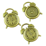 50pcs Clock Charms Antique Bronze Plated Pendants DIY Jewelry Making