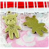 50pcs Bear Charms 24.5*13.6MM for DIY Bracelet Necklace Vintage Bronze
