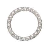 CZ Crystal Round Pendant for DIY Earrings Charms VJ30