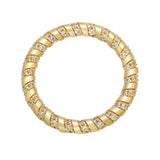 CZ Crystal Round Pendant for DIY Earrings Charms VJ30