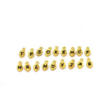 Kinitial 26PCS Letter Jewelry DIY Initial Letters A-Z Charm Collar