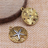 10pcs 20x22mm Starfish Charms Pendant DIY Jewelry Findings