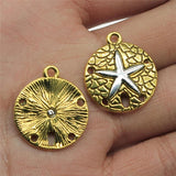 10pcs 20x22mm Starfish Charms Pendant DIY Jewelry Findings