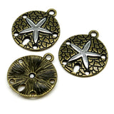 10pcs 20x22mm Starfish Charms Pendant DIY Jewelry Findings