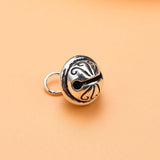S925 Sterling Silver Thai Silver Bell Pendant DIY Bracelet Accessory