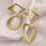 10Pcs Brass Folding Pendant Charms For Diy Jewelry Making