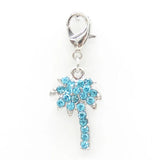 Coconut Trees Lobster Clasp Pendant Necklace