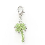 Coconut Trees Lobster Clasp Pendant Necklace