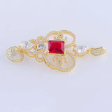 Zircon Flower Charms Pendants For Jewelry Making