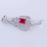 Zircon Flower Charms Pendants For Jewelry Making