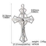 Christian Cross Charms 12PC for DIY Jewelry Making