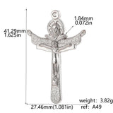 Christian Cross Charms 12PC for DIY Jewelry Making