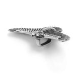 2pcs Stainless Steel Eagle Slide Charm for Leather Cord Bracelet DIY