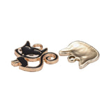 25pcs Mixed Cat Enamel Charms for Jewelry Making