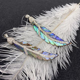 Abalone Shell Leaf Shape Pendant DIY Jewellery Making Supplies