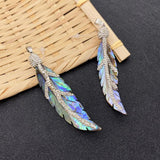 Abalone Shell Leaf Shape Pendant DIY Jewellery Making Supplies