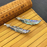 Abalone Shell Leaf Shape Pendant DIY Jewellery Making Supplies