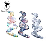 10pcs Acrylic Wavy DIY Charms Earrings Accessories P18429