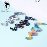 10pcs Acrylic Wavy DIY Charms Earrings Accessories P18429