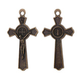 Exorcism Cross Pendant for Necklaces DIY Jewelry Making