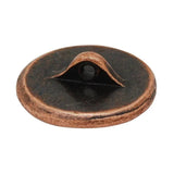 Antique Copper Plating Metal Shank Button Charm for Jewelry Making