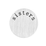 10Pcs 22mm Steel Letter Plate Charms For Bracelet DIY Jewelry Making