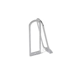 10pcs Silver Plated D-shape Frame Charms for DIY Earrings