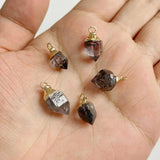 5Pcs Natural Irregular Stone Pendants - Amethysts Quartz Healing Reiki Pendant
