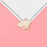5PCS Mixed Flower Animal Charms Alloy Pendant DIY Accessory