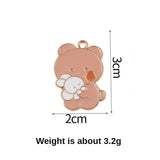 5PCS Mixed Flower Animal Charms Alloy Pendant DIY Accessory