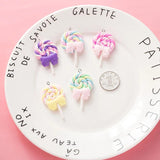 10pcs Lollipop Charms for Jewelry Making DIY Keychain Pendant