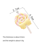 10pcs Lollipop Charms for Jewelry Making DIY Keychain Pendant