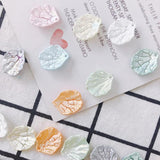 Acrylic Flower Petal Sea Shell Jewelry Charms 100pcs