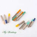 20pcs Wooden Style Resin Rectangle Charms Earring Pendant DIY 30mm 40mm
