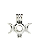 10PCS Floating Charms Eye Moon Pearl Cage Locket Aromatherapy Diffuser Pendant