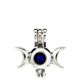 10PCS Floating Charms Eye Moon Pearl Cage Locket Aromatherapy Diffuser Pendant