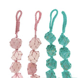 Natural Stone Car Hanging Decoration Tassel Home Wall Decor