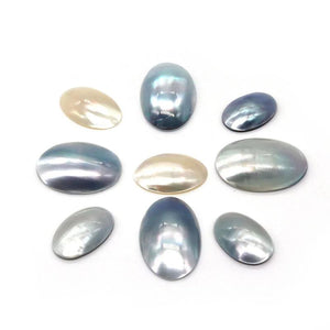 Seawater Shell Oval Ring 20-35mm DIY Jewelry Making