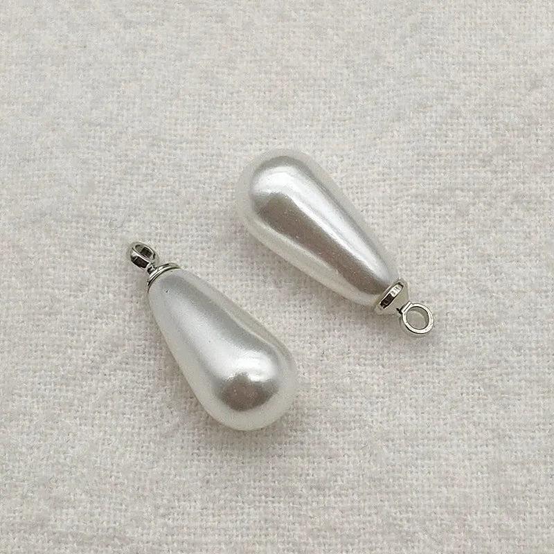 Pearl Drop Charm Jewelry Findings 200pcs