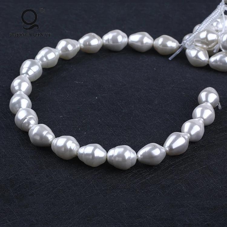 Potato Shape Shell Pearl Beads